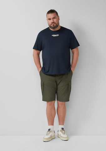 Regular Pantalon ' FILE ' s.Oliver en vert : devant