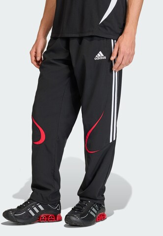 ADIDAS ORIGINALS Loosefit Hose in Schwarz: Vorderseite