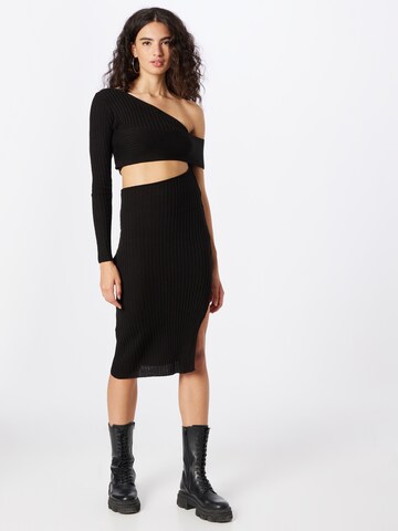 Misspap Dress in Black: front