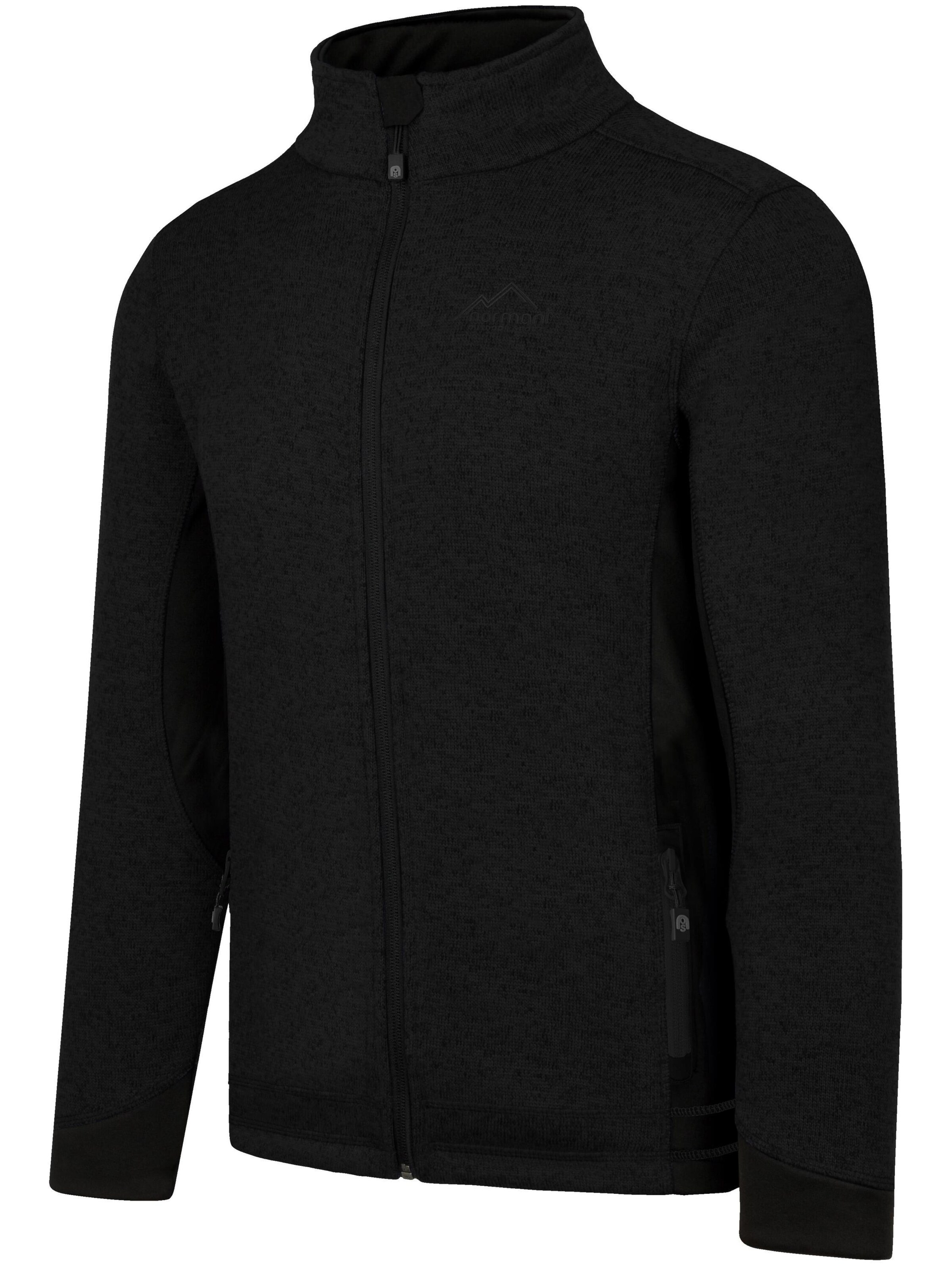 normani Functionele fleece jas 'Tathlina' in Zwart