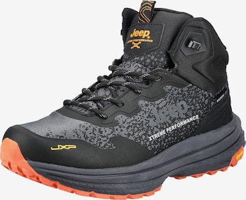 Jeep Boots in Black: front