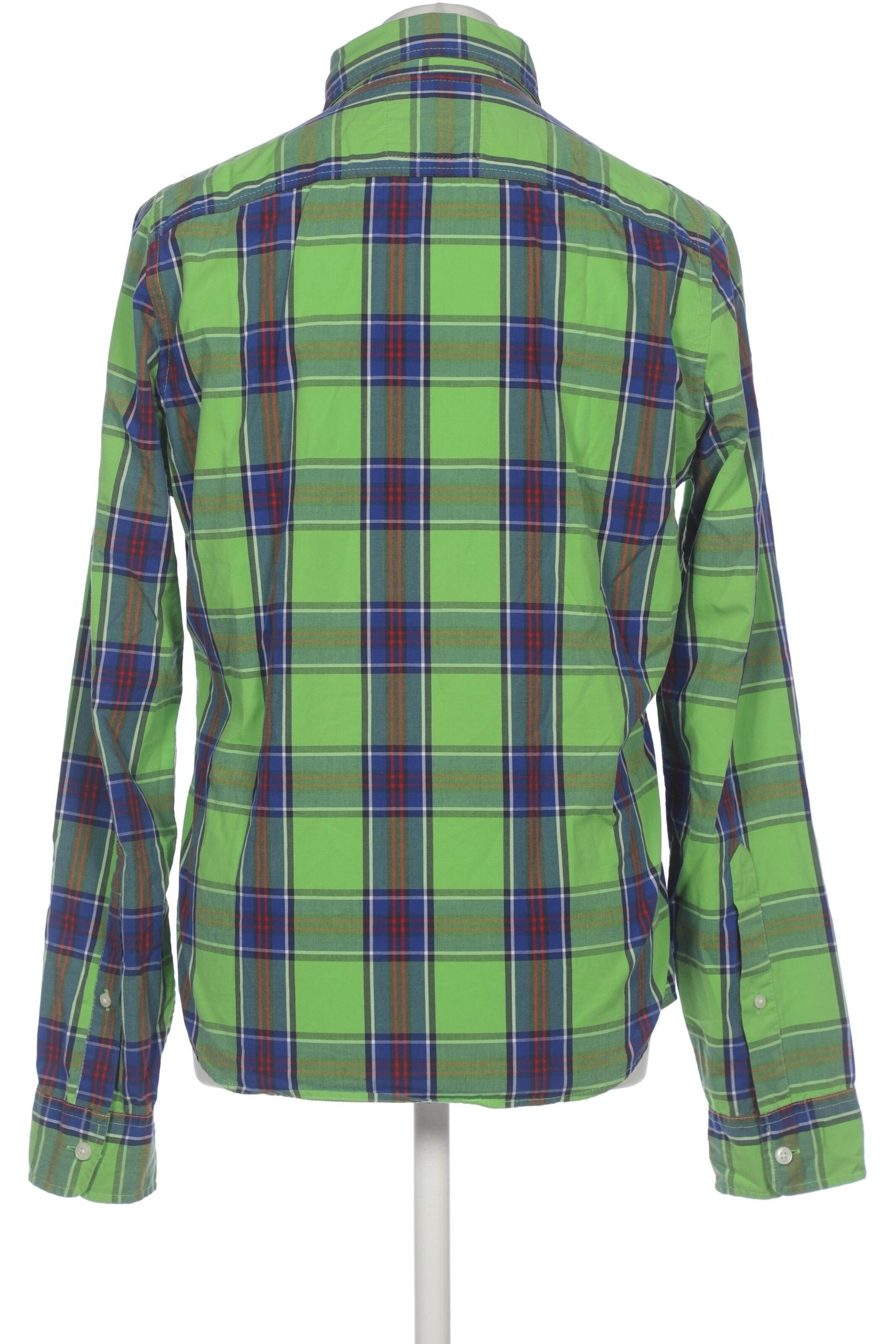 HOLLISTER Button Up Shirt in M in Green