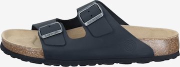 DR. BRINKMANN Mule 'Bonillo' in Black: front