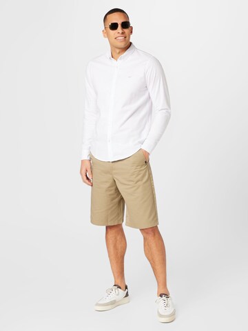 HOLLISTER Regular fit Business shirt in White