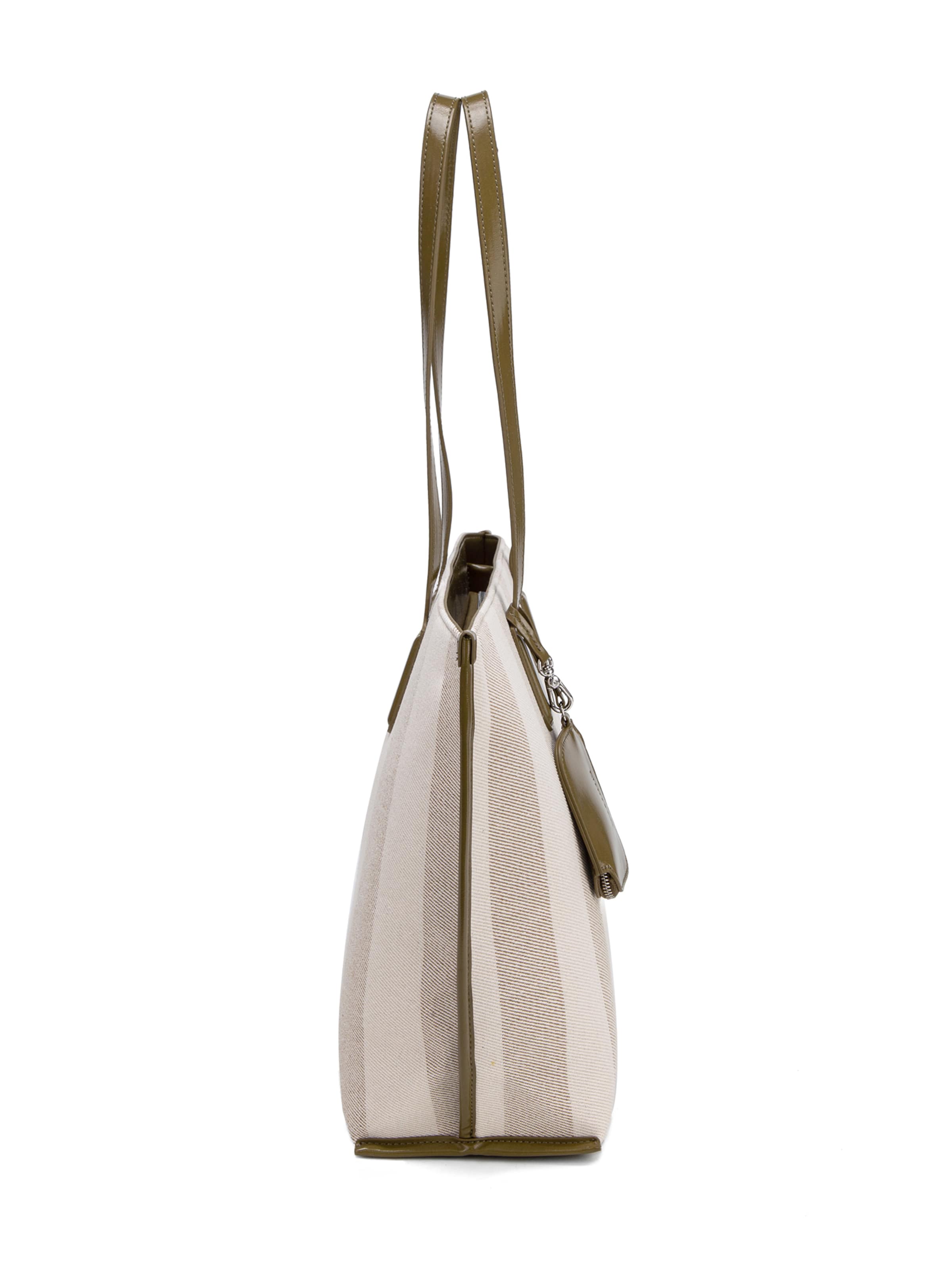 Shopper 'Borsa Shopper Donna Diana & Co Firenze - Righe e con Zip' di Diana&Co. in verde