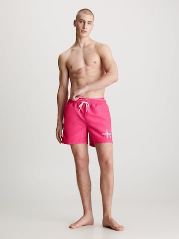 Pantaloncini da bagno 'Pride' di Calvin Klein Swimwear in rosa