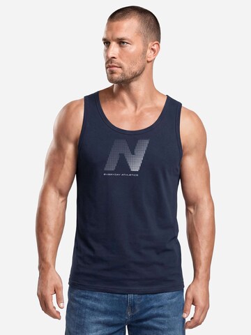 Neverless Shirt 'Halftone' in Blue: front