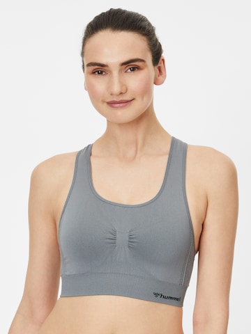 Hummel Bralette Sports bra in Grey: front