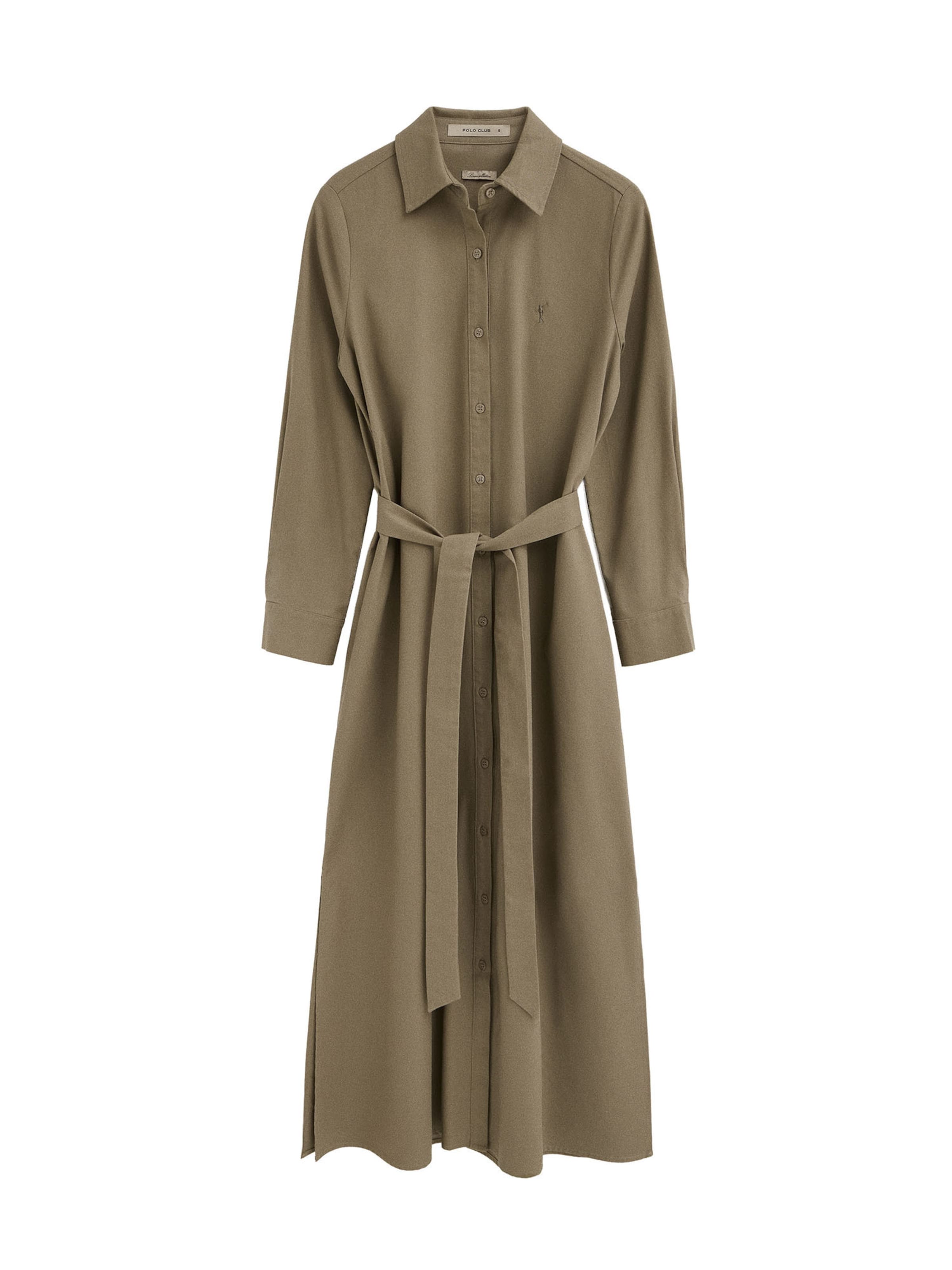 Polo Club Blusenkleid 'RIGBY' in Grün: Vorderseite