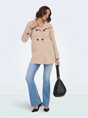 ONLY Between-Seasons Coat 'ONLORCHID' in Beige