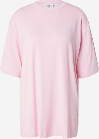 ADIDAS ORIGINALS - Camisa oversized 'Trefoil' em rosa: frente