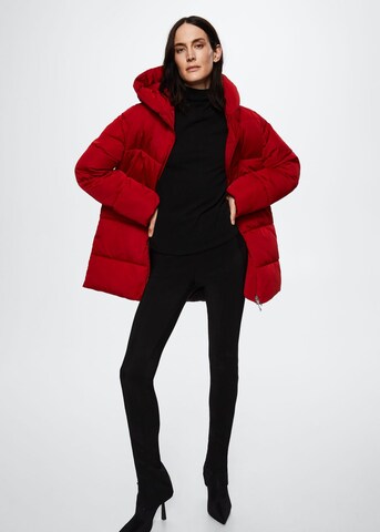 MANGO Zimska jakna 'tokyo' | rdeča barva