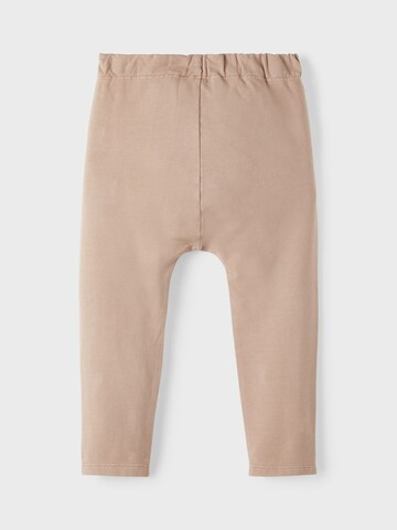 NAME IT Regular Pants 'EarthColor' in Beige