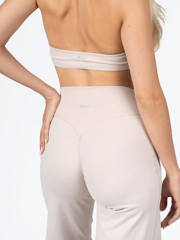dayr Wide leg Workout Pants 'Wide Leg Pants' in Beige