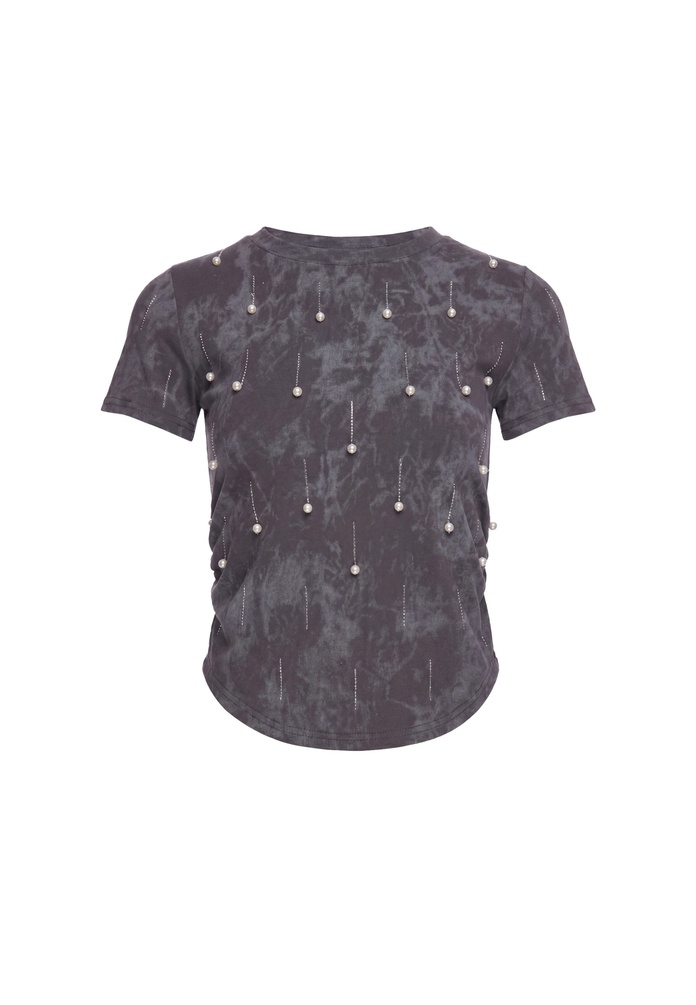 faina Shirt 'Glamour' in Grijs: voorkant