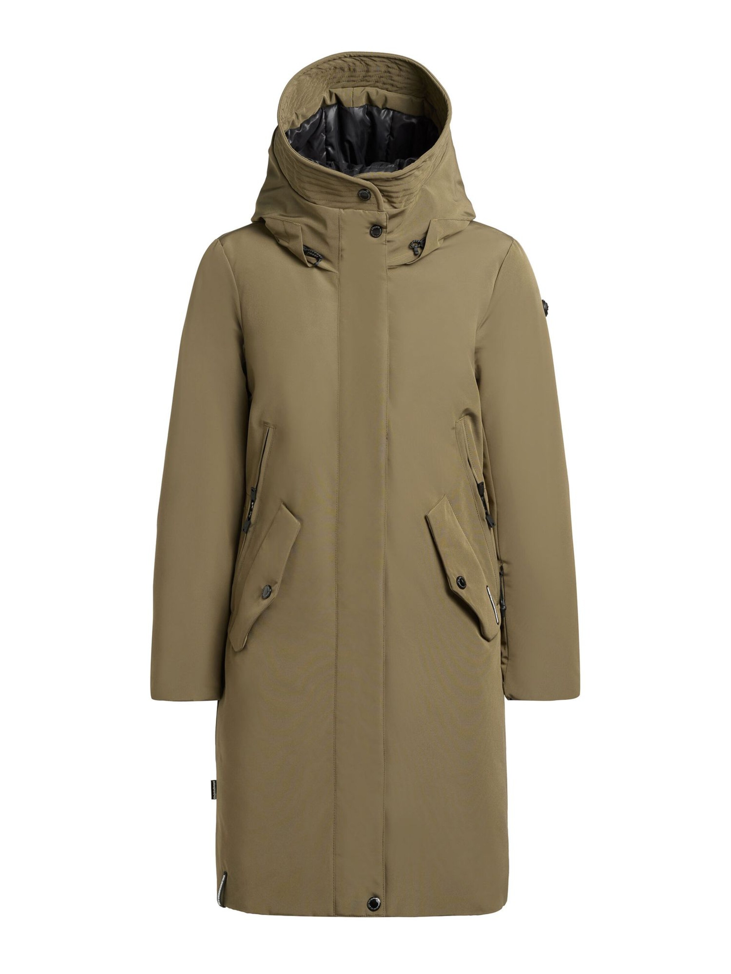 khujo Wintermantel 'WEBB'‌‌‌ in Grün: Vorderseite