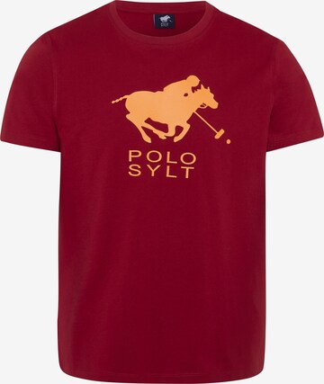 Polo Sylt T-Shirt in Rot: predná strana