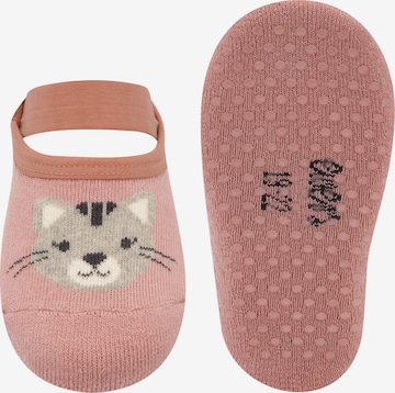 Șosete 'Katze' de la EWERS pe roz: față