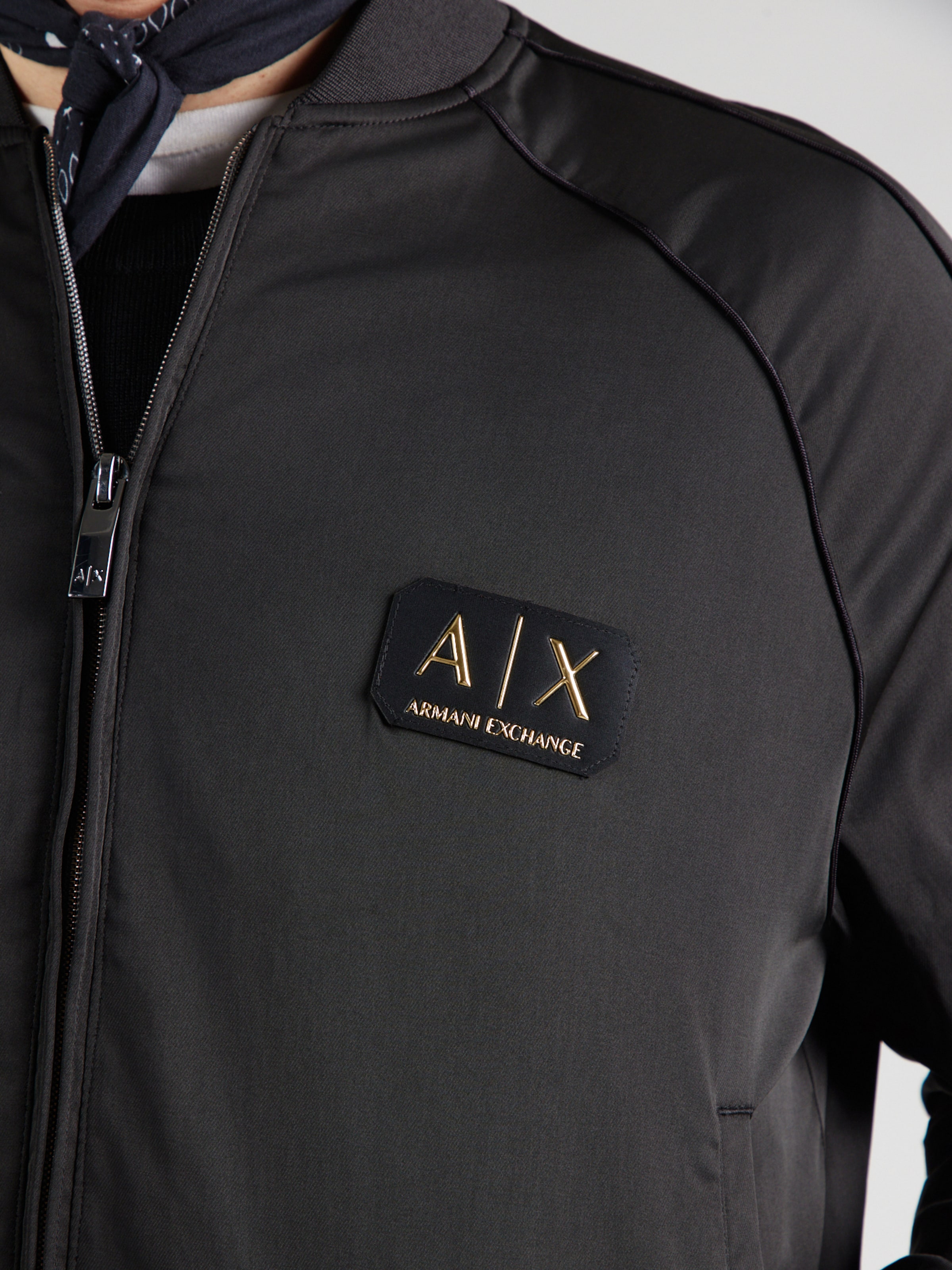 ARMANI EXCHANGE Geacă de primăvară-toamnă pe Negru | ABOUT YOU
