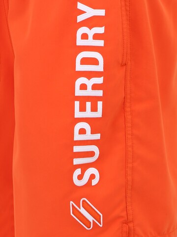 Superdry Шорти за плуване в оранжево