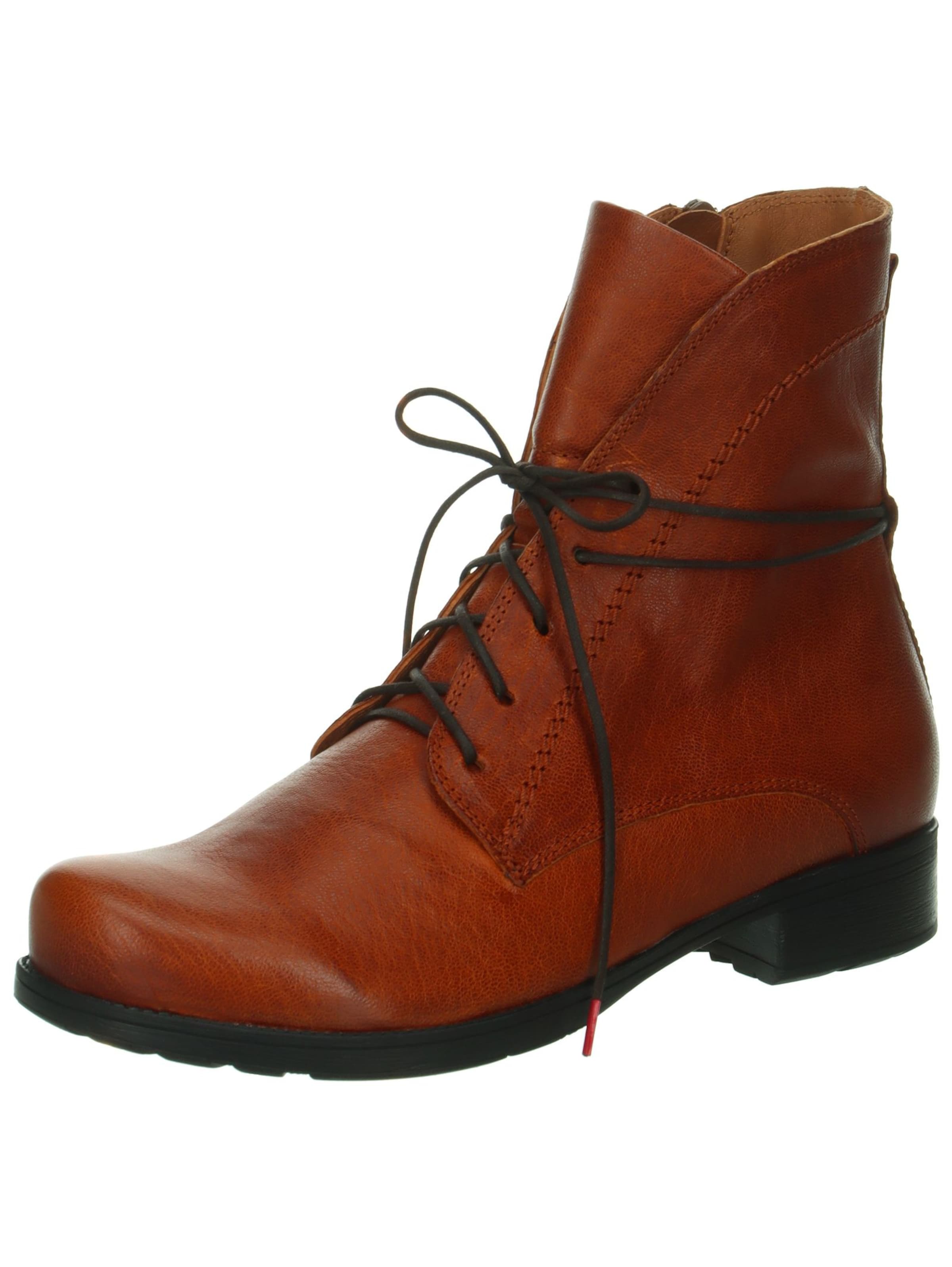 THINK! Schnürstiefelette in Braun: Vorderseite