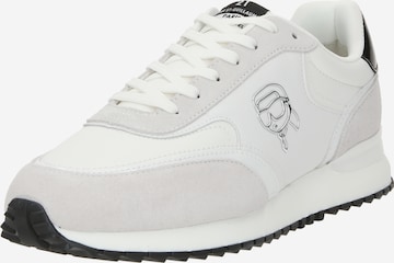 Sneaker low de la Karl Lagerfeld pe alb: față