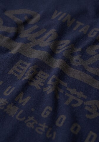 Superdry & Co T-Shirt 'Heritage' in Blau