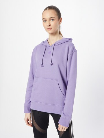 ADIDAS ORIGINALS - Sweatshirt 'Adicolor Essentials ' em roxo: frente