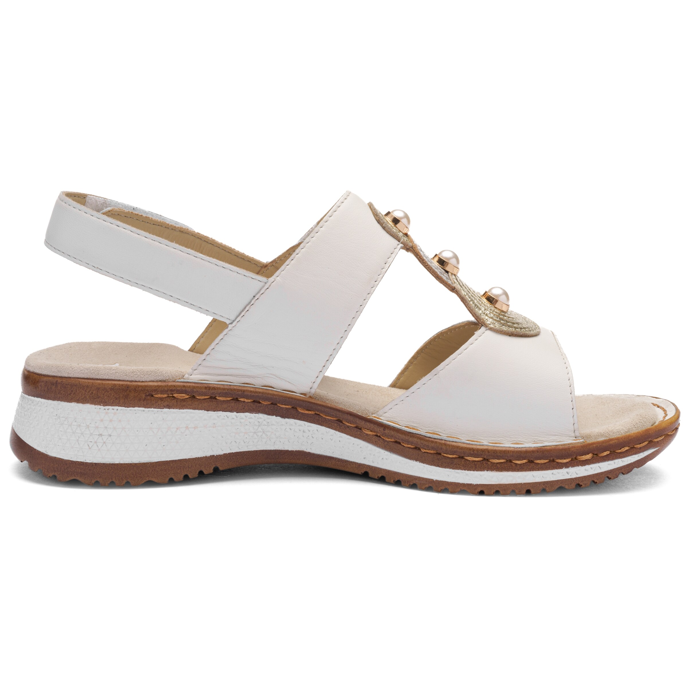 ARA Strap Sandals in White
