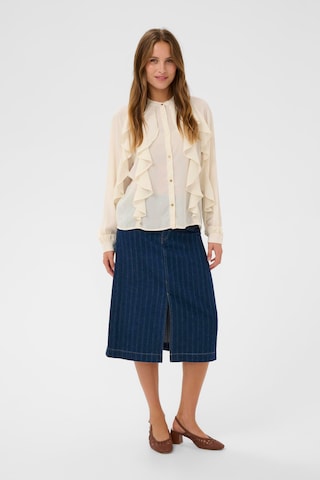 SAINT TROPEZ Blouse 'SZOcilia' in Beige