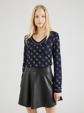 GUESS Sweater 'ROSIE' in Blue: front