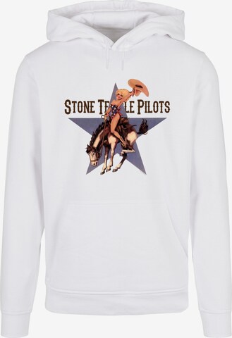 Merchcode Sweatshirt 'Stone Temple Pilots - Cowgir' in Wit: voorkant