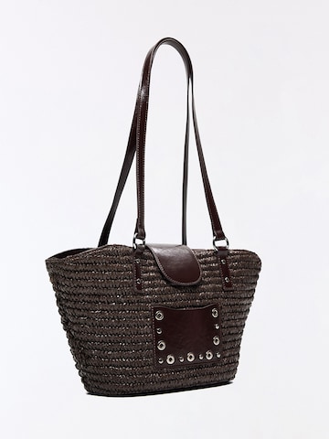 Cabas Bershka en marron