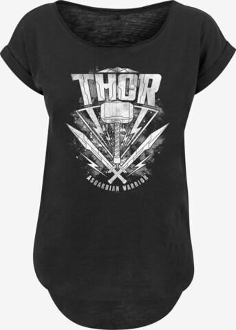 Maglietta 'Marvel Thor Ragnarok Thor Hammer' di F4NT4STIC in nero: frontale