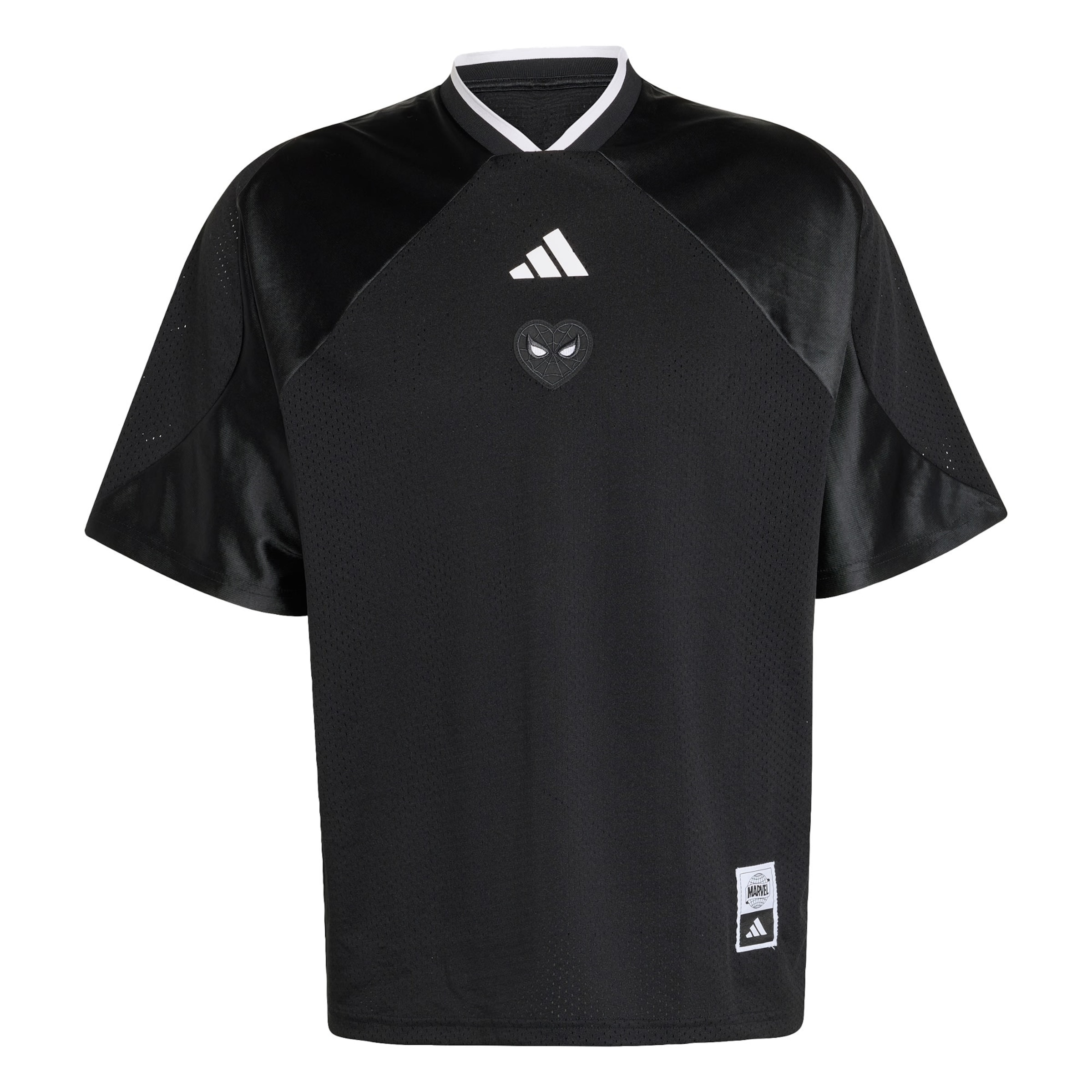 ADIDAS SPORTSWEAR - Camiseta funcional 'Spider-Man' en negro: frente