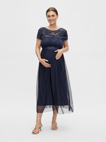 MAMALICIOUS Evening dress 'Mivana' in Blue