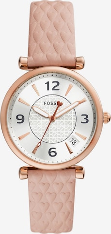 FOSSIL Analog Watch in Pink: front