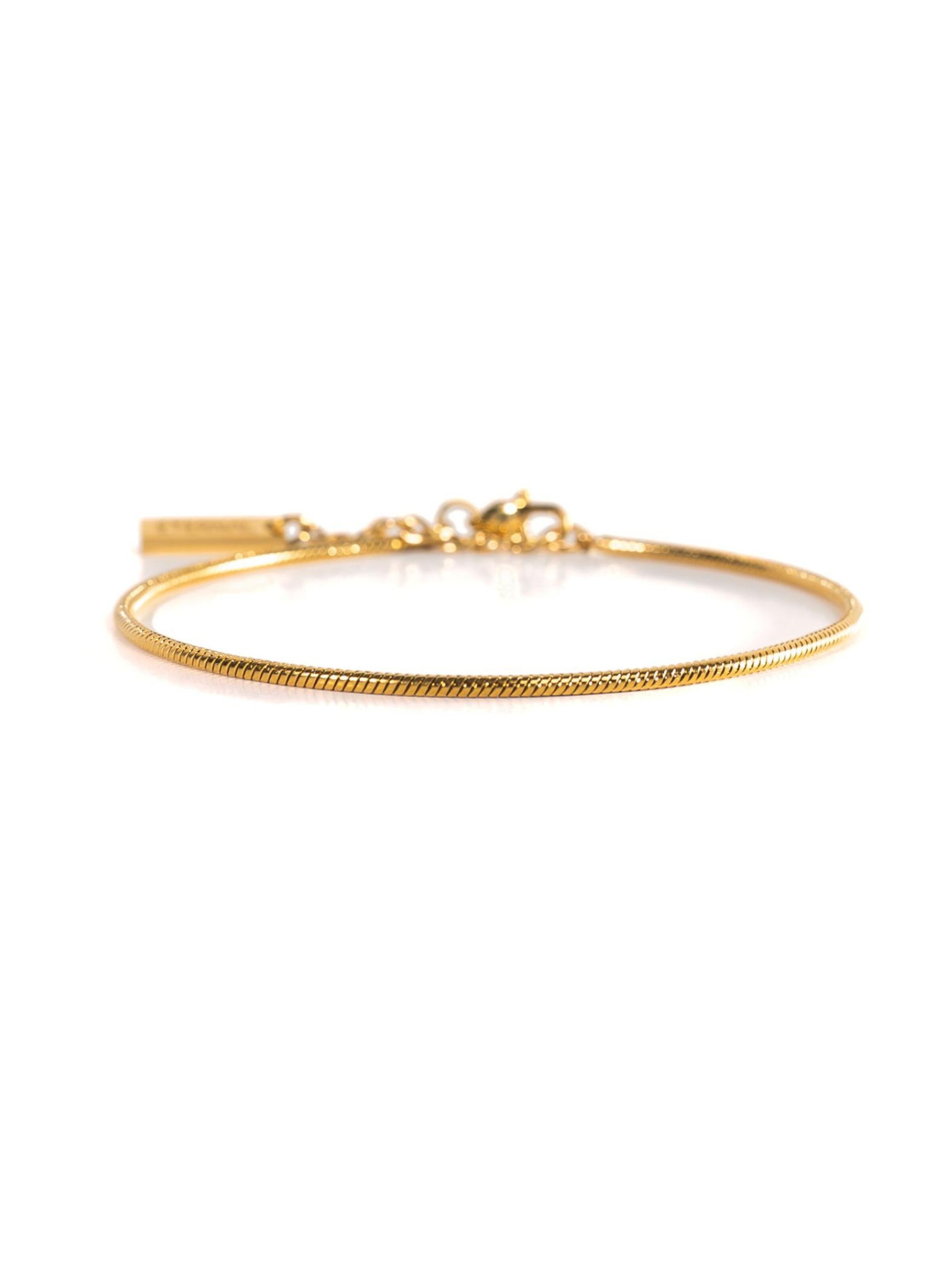 Eternal Bracelet 'Snake' in Gold: front
