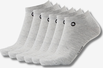QOLONIA Socks in Grey: front