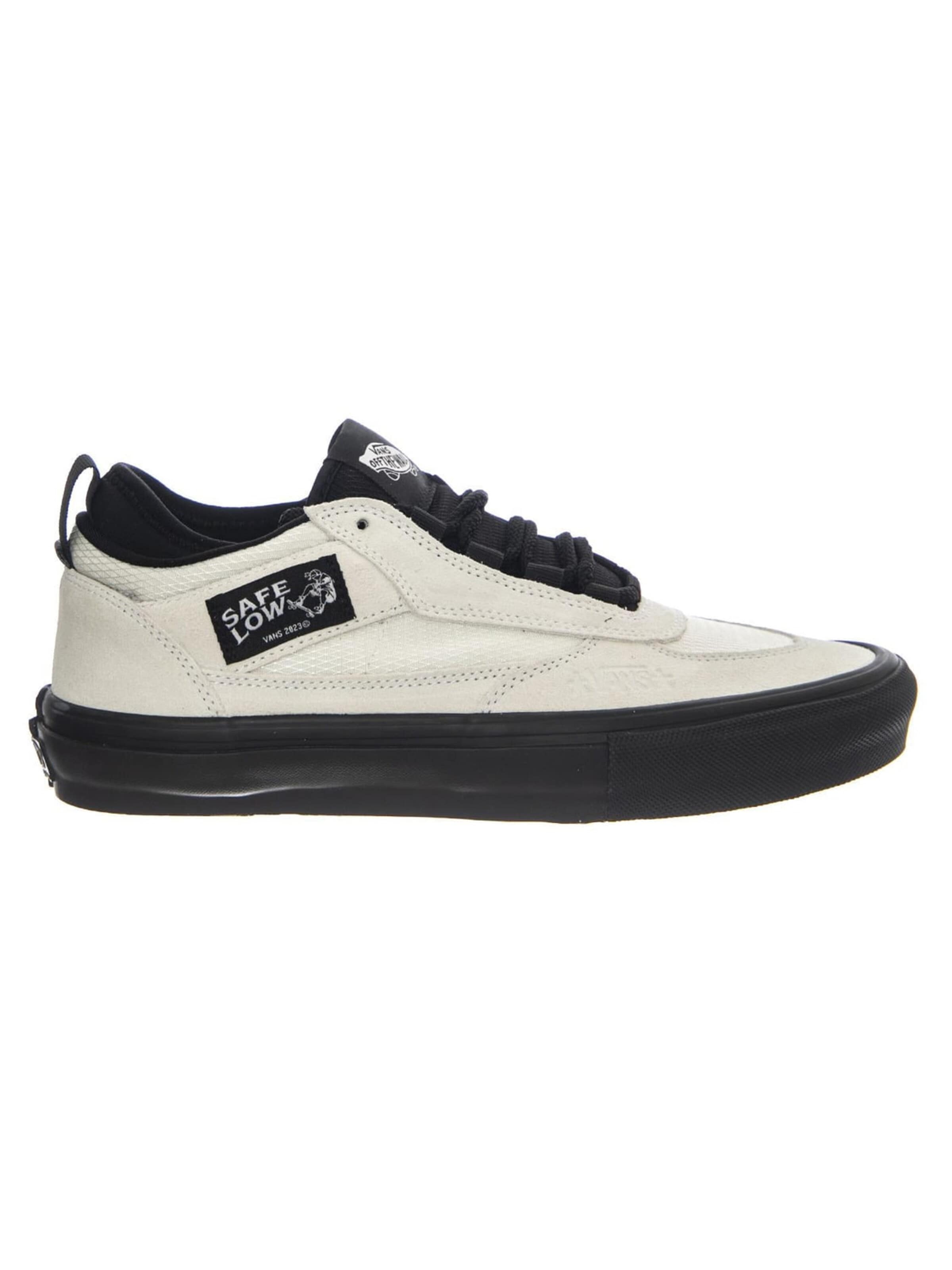VANS Sportieve veterschoen 'Skate Safe Low Atiba Bone White/Black' in Wit