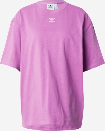 ADIDAS ORIGINALS T-shirt 'Adicolor Essentials' i lila: framsida