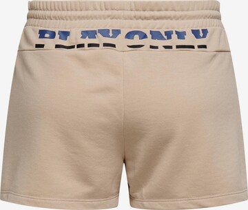 ONLY PLAY Regular Workout Pants 'Jelly' in Beige