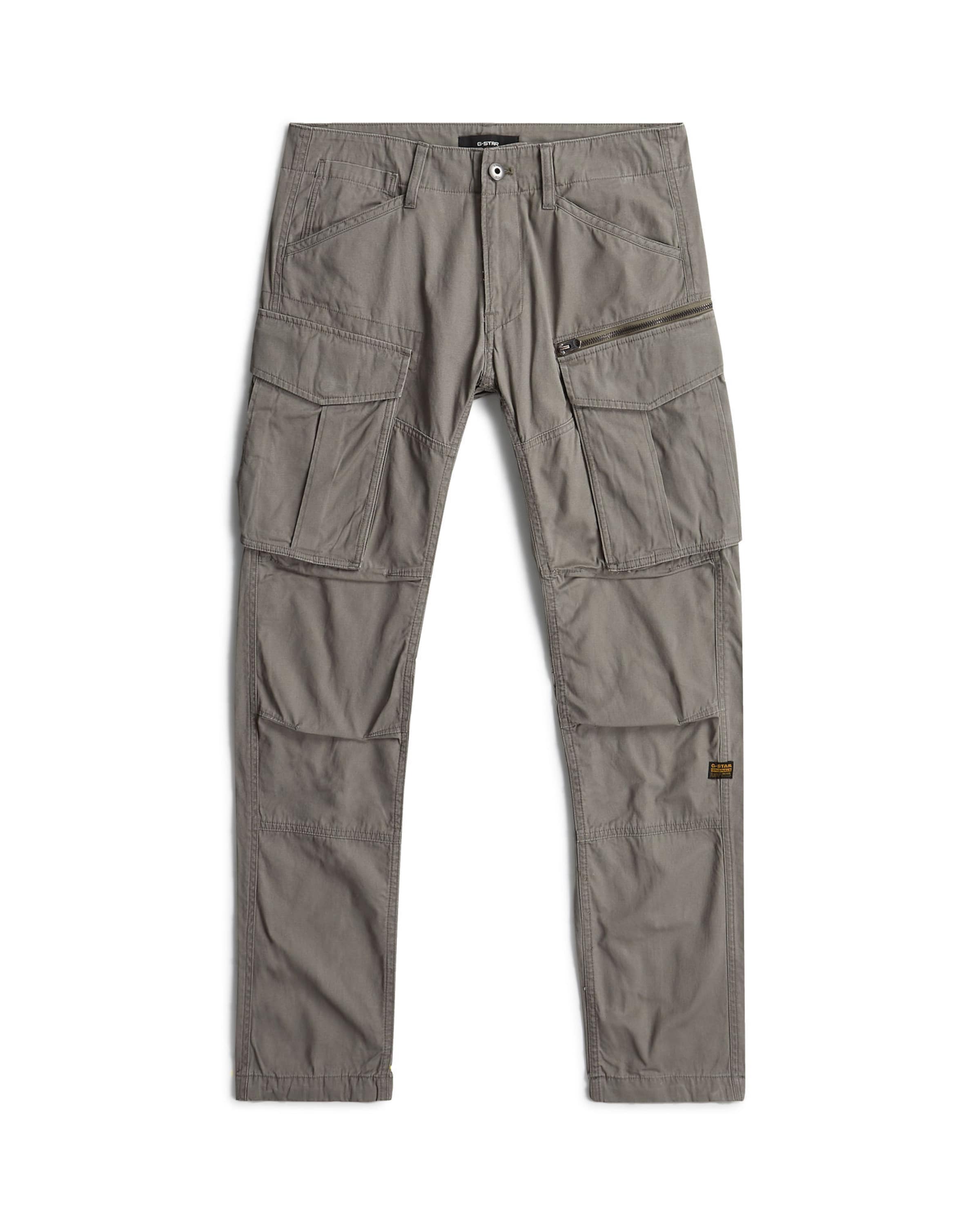 Pantalon cargo 'Zip 3D ' G-STAR en gris : devant