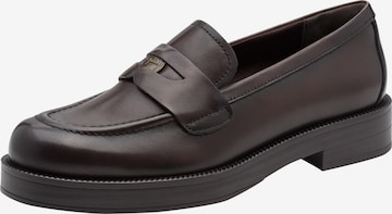 Chaussure basse Tamaris en marron : devant