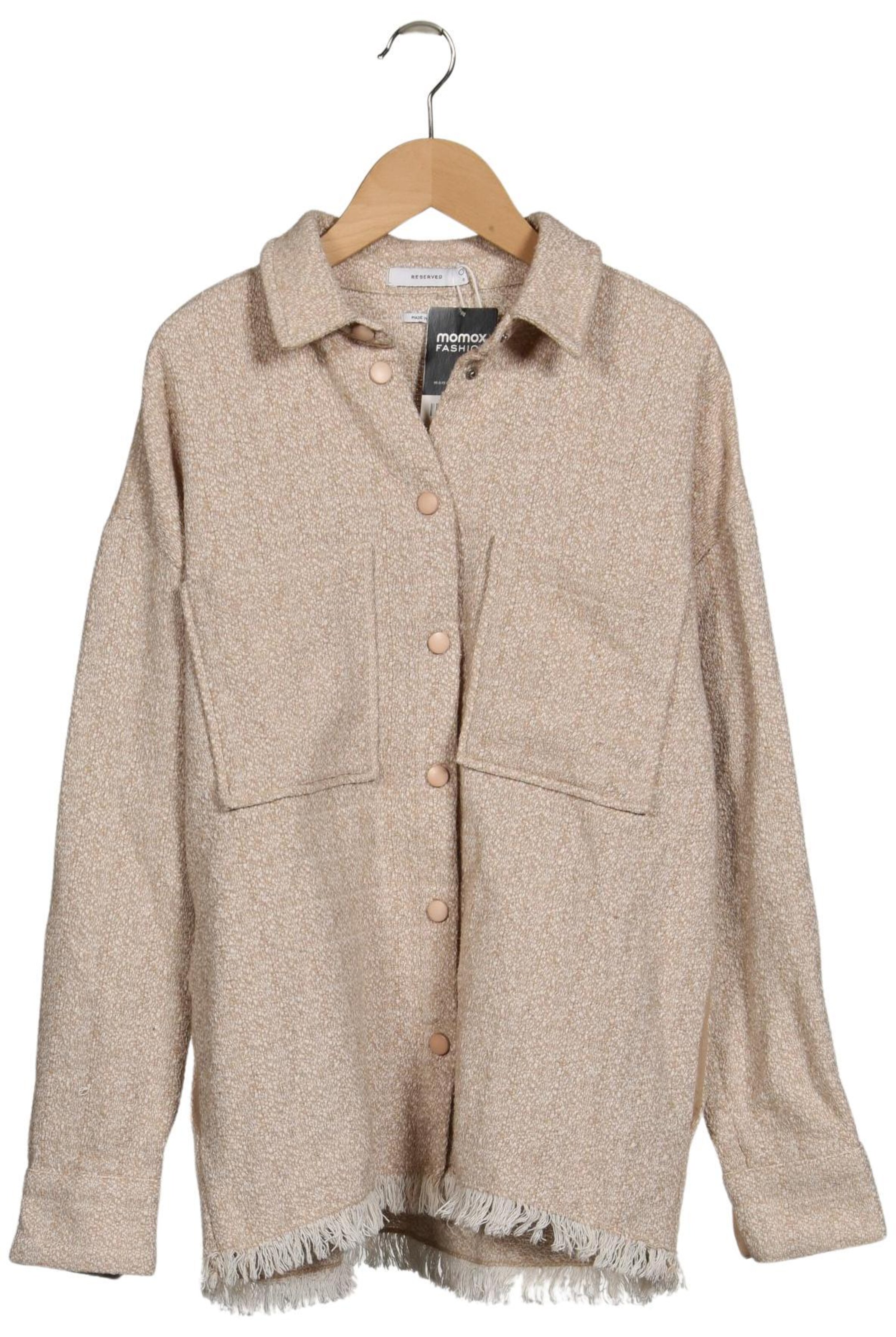 Reserved Jacket & Coat in S in Beige: front