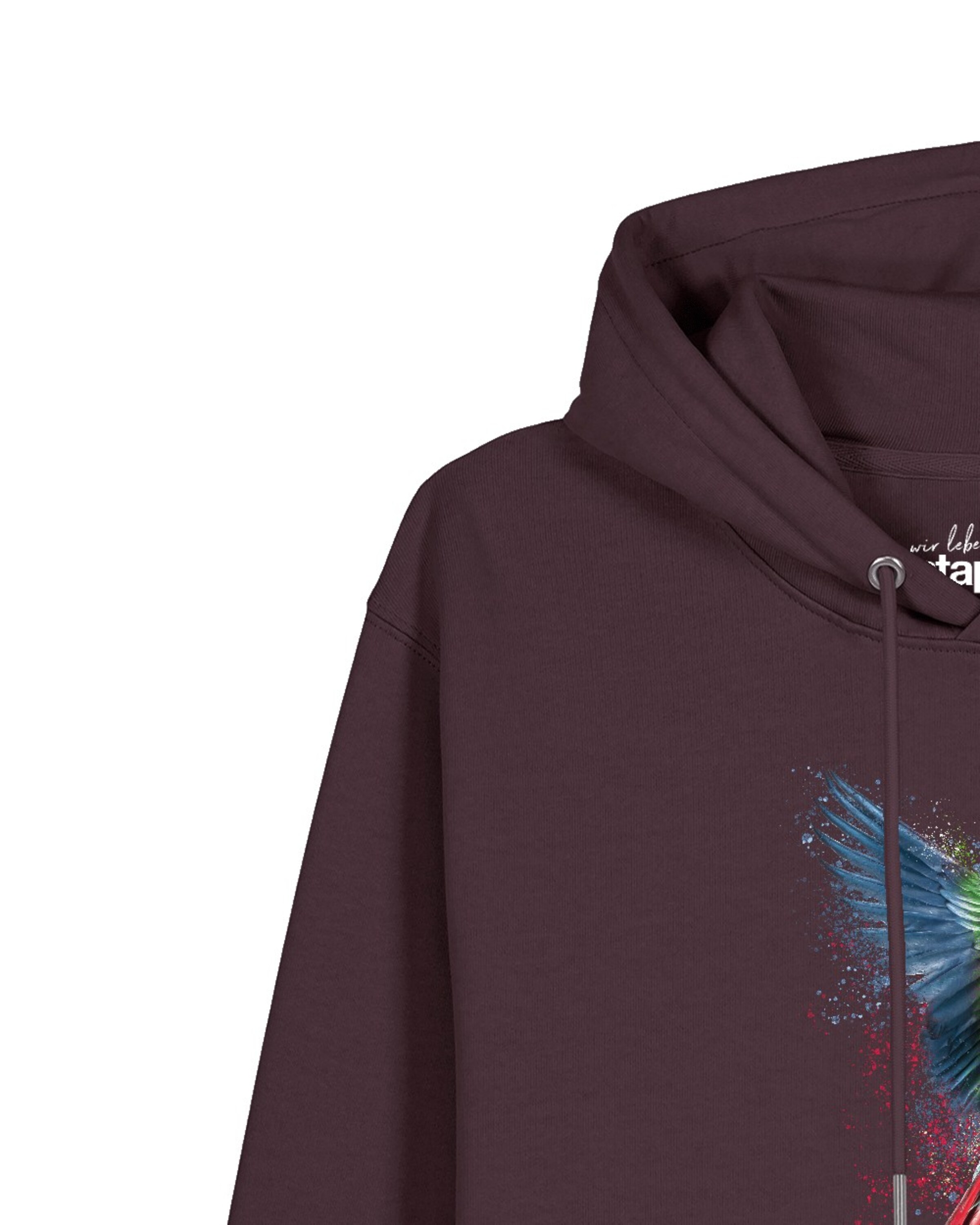 Felpa ' Papagei ' di Watapparel in rosso
