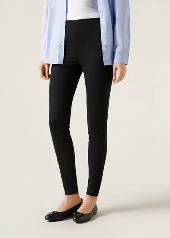 CALZEDONIA Skinny Jeggings in Black: front