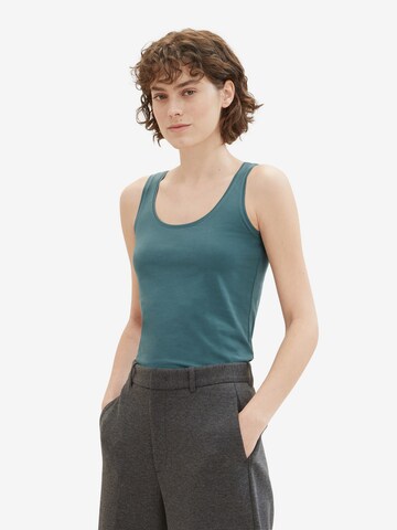 Top di TOM TAILOR in verde: frontale