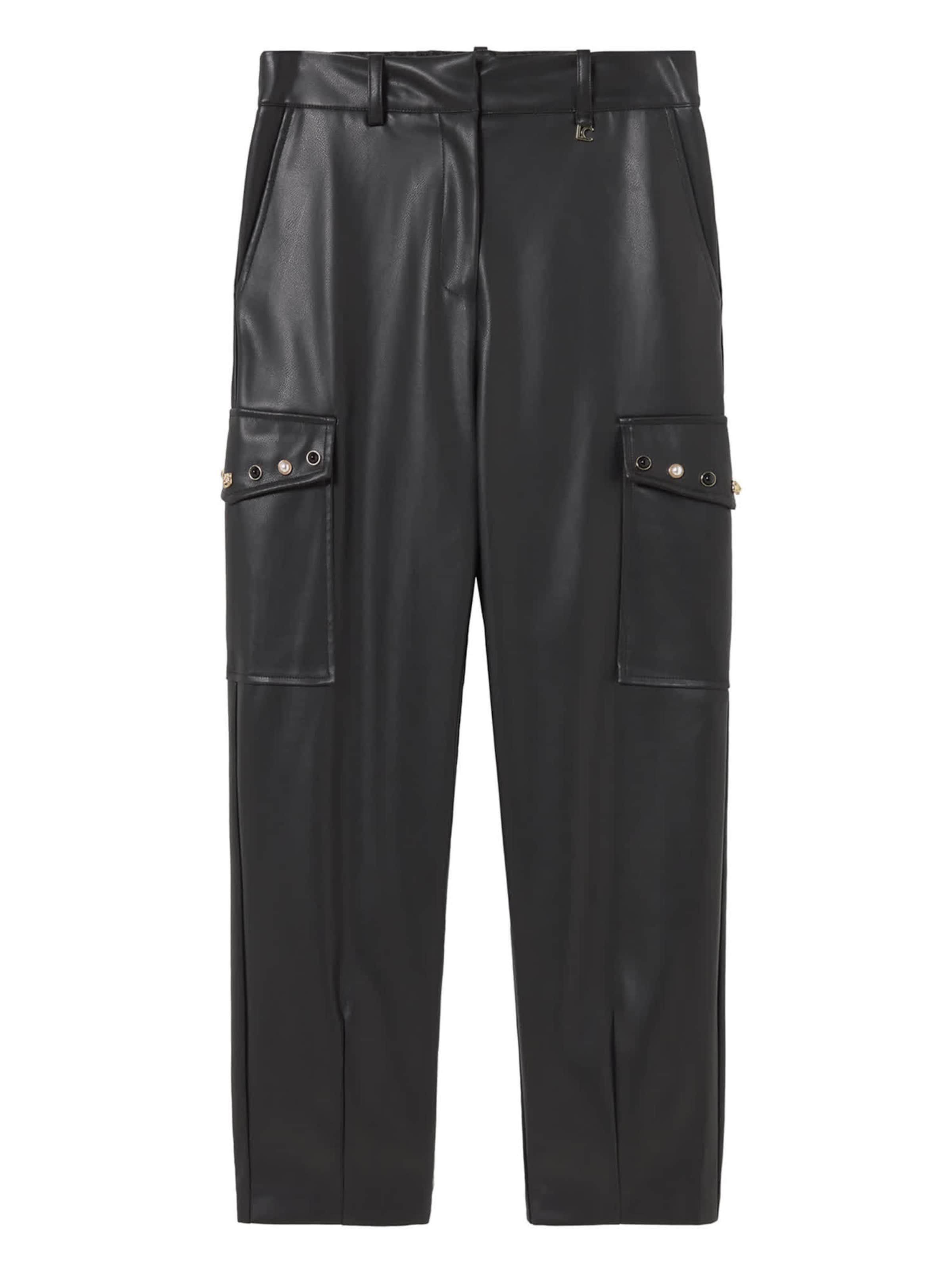 Lola Casademunt Tapered Gargohousut värissä musta: etupuoli