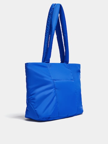 Pull&Bear Nákupní taška – modrá: přední strana